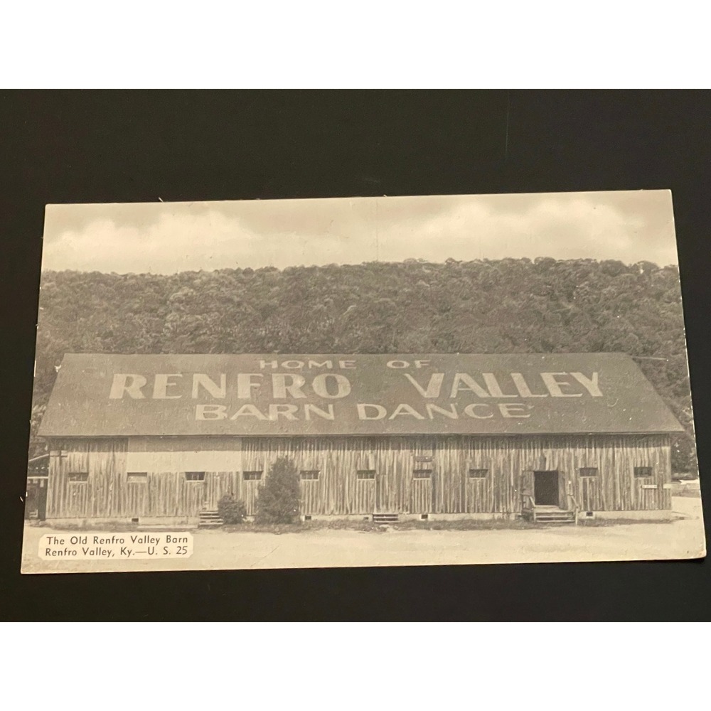 00705 VTG Renfro Valley Barn Dance Postcard Home‎ of Kentucky KY Old Barn Scene